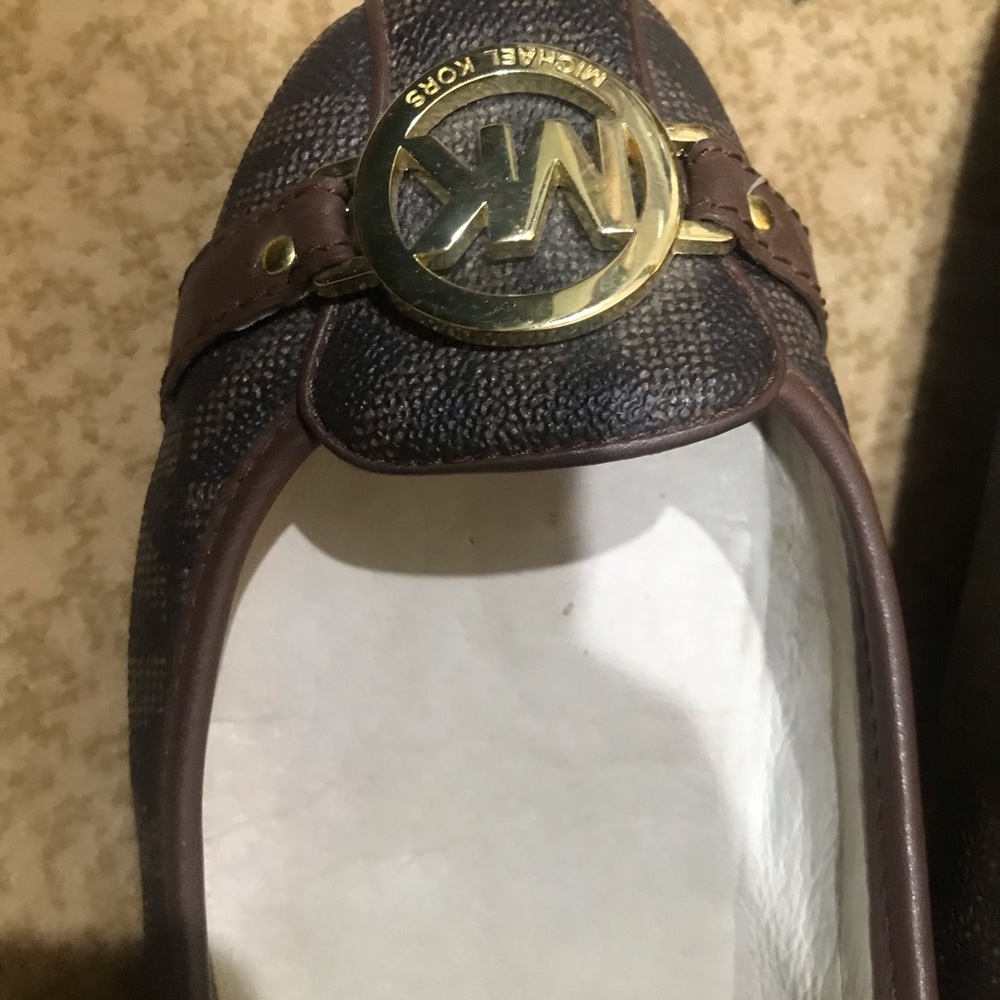 MICHAEL KORS SIZE 10 FLATS BROWN - Picture 4 of 10